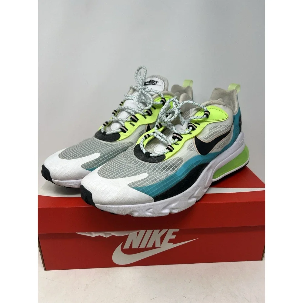 Nike Men's‎ Air Max 270 React CT1265-300 Oracle Aqua/Ghost Green Size 13
